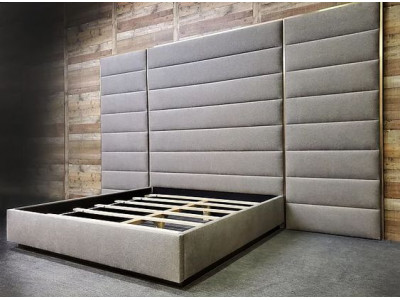 Aragorn magas és széles háttámlás ágyrácsos franciaágy